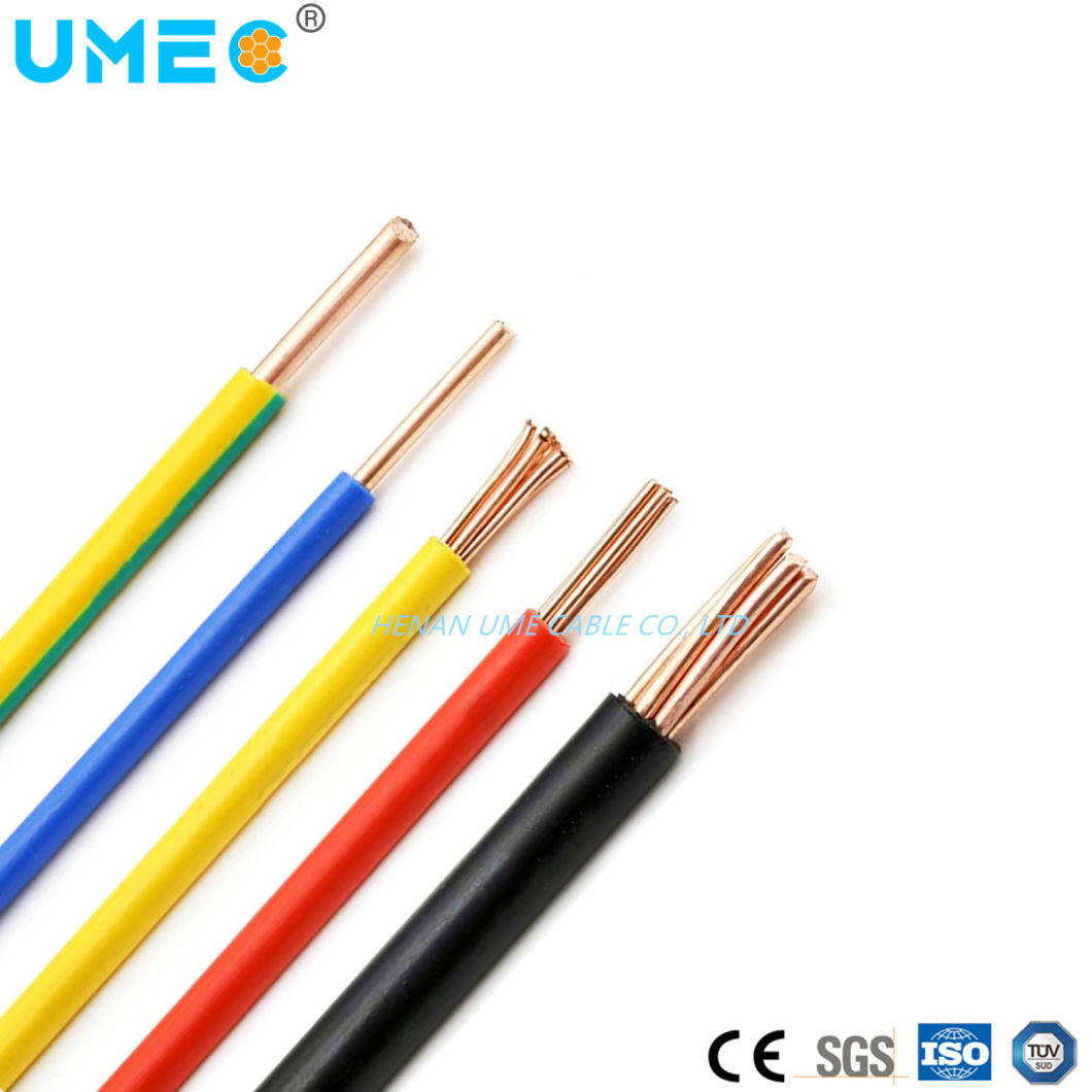 Fire Resistant Wire with Cu Core PVC Insulation Sheath Nh-BVV