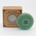 BPA Free Beauty Used Konjac Round Bath Sponge For Facial Cleaning