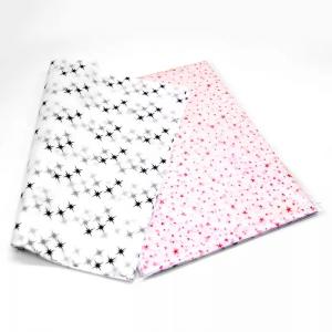 China Polka Dot Gingham Double Color Background Tissue Paper Wrap For Shoe Box Nail Polish wholesale