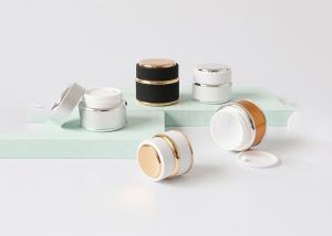 China Mini 5ml Cosmetic Sample Jars Pink Color Customized For Eye Cream wholesale
