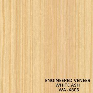 China Reconstituted Decorative Natural Ash Wood Veneer WA-X806 Fineline Grain Handicrafts on sale