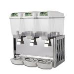 36L Fruit Juice Dispenser MachineL 3 Tanks Stainless Steel Big Volume Jet Spray