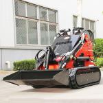 ZHONGMEI 890kg Mini Track Skid Steer Loaders Price LH380S 4X4 Wheel Skid Loader