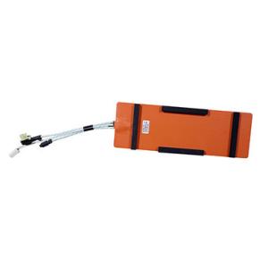 China 500*1000mm Brown Electric Thin Film Silicone Rubber Heater wholesale
