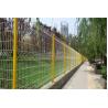Buy cheap 50x200mm 3D Wire Mesh Fence PVC Coated Wire Mesh Fencing Yellow from wholesalers