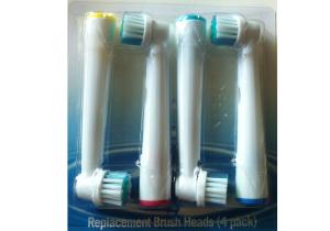 China Replacement Ultrasonic Toothbrush Head For Oral B , 4 PCS Set wholesale