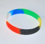 Fashion Specialty Silicone Products Rubber Bracelets with Different Colors OEM