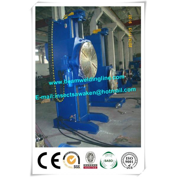 5T Lifting Welding Positioner , Head And Tail Stock Elevating Weld Positioner