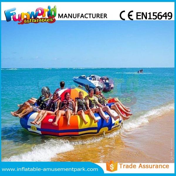 Quality 0.9mm PVC Inflatable Water Parks Inflatable Disco Boat Saturn 1 Years Warranty for sale
