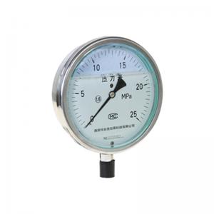 China factory air vacuum pump pressure gauge with oil filled on sale