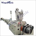 High Speed Plastic Tube Extruder Machine High Output HDPE Pe Pipe Extrusion Line