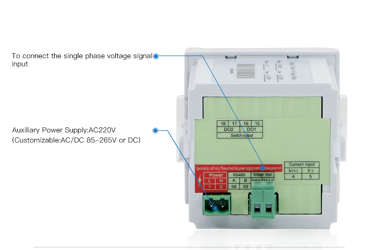 High quality Cheap Price LED AC/DC 0-500V Digital Panel Voltage Meter for solar panels