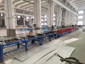 China 11KW Fully Automatic Roll Forming Machine Highway Guard Rail Bending Machine wholesale