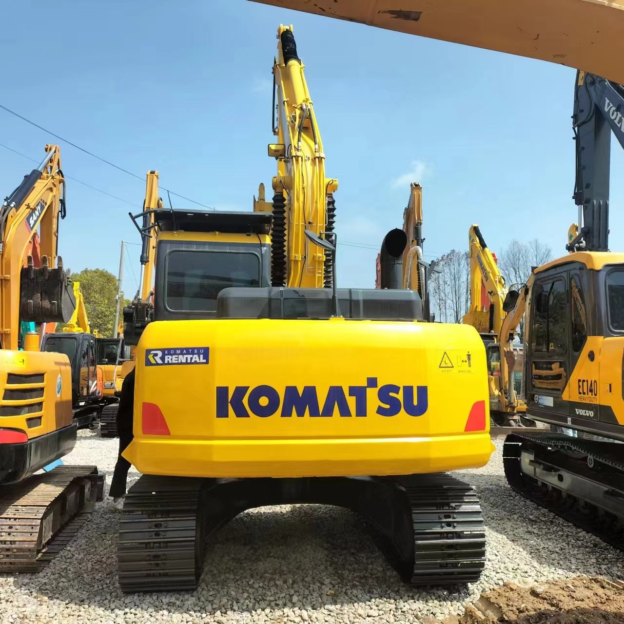 Used Komatsu Excavator PC130 Secondhand 13ton Crawler Digger Made In Japan