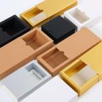 Cosmetic Packaging Box Paperboard Kraft Paper Box Drawer Paper Box Style