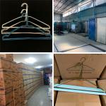 Laundry Factories Metal Wire Hanger , White / Blue Clothes Drying Hanger
