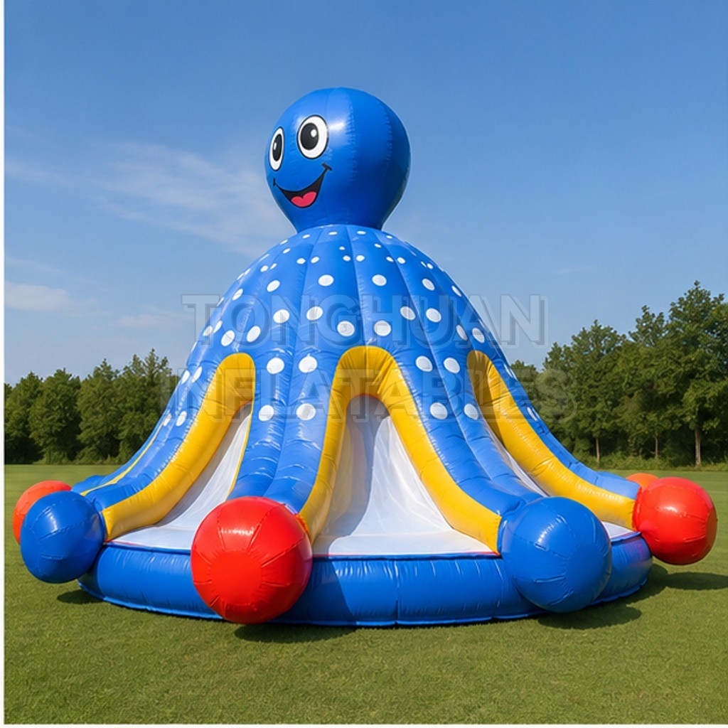 Octopus Inflatable Bounce House for Commercial Rental and Ocean Theme Events