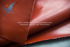 China 4mm Anti Aging Silicone Fiberglass Fabric Industrial Use Custom Sizes wholesale