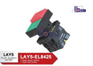 China 660V Square Illuminated Push Button Switch Red Green LEC60947-5-1 Standard wholesale