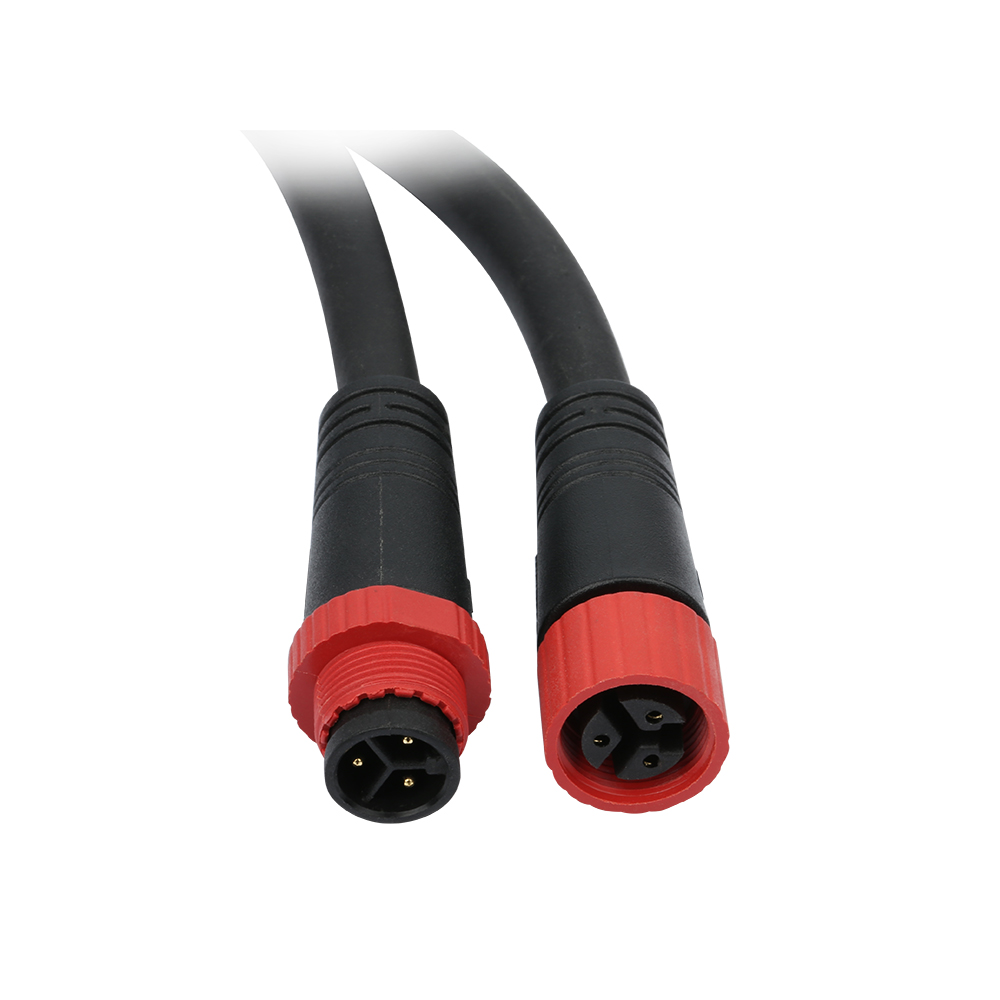 Male Pin Diameter 1.5mm Waterproof Connector for IP68 LED Lighting Outdoor Cable CE UL