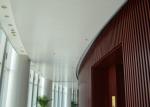 Indoor Decoration Aluminum Suspended Strip Ceiling Panel Beveled Edge Eco