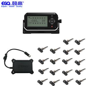 China Internal Rechargeable 18 Wheeler Tire Pressure Monitoring System on sale