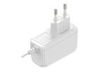 18W 12V Universal AC Power Adapter White 1500ma With EU Plug