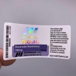 Laser Logo Stamped Medicine Bottle Label Waterproof Self Adhesive Label For vial