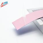 LED Lighting Thermal Phase Changing Materials Interface Pad Pink Low Resistance