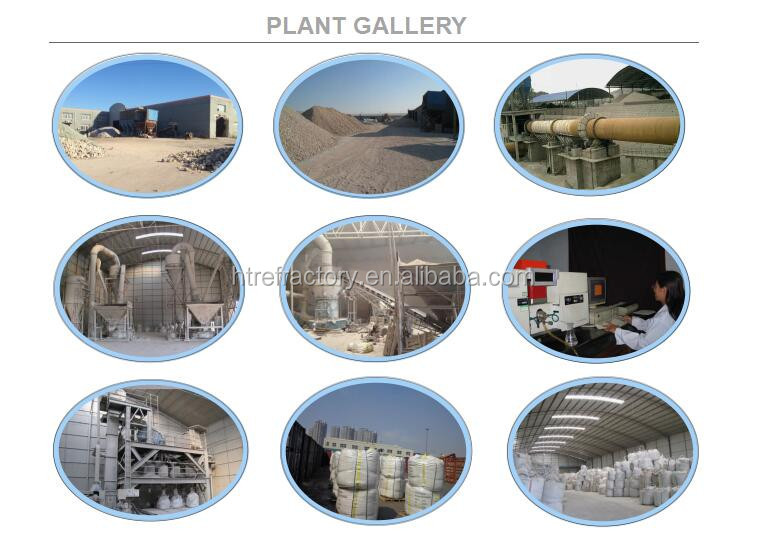 High Alumina Refractory Castables Block made of Al2O3 85% Rotary Kiln Calcined Bauxite