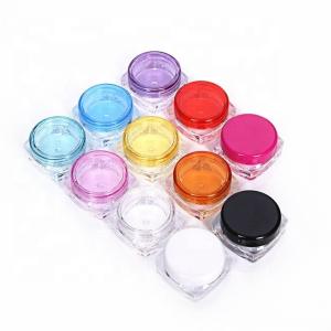 China ABS Face Cream Jar 3g 5g Acrylic Cosmetic Containers OEM wholesale