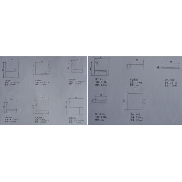 New Design Convenient Installtion Aluminum Curtain Wall