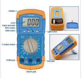 China Backlight Dt930n 200K Portable Digital Multimeter wholesale