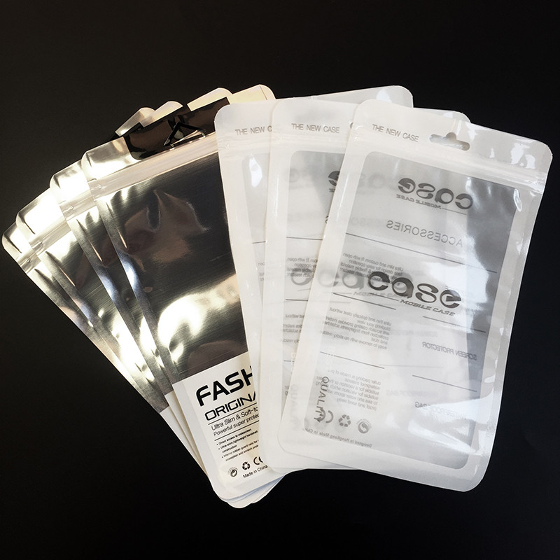 Custom Printing OPP Plastic Zipper Bags for Accessories/Phone Case Package