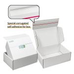 Custom Logo Corrugated Cardboard Shipping E Commerce Packaging Box Tear Strip