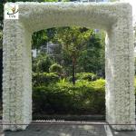 UVG 2.5 meters artificial rose and hydrangea flower entrance for wedding hall