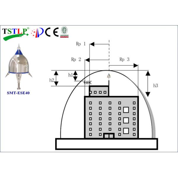 CE Certified Ese Lightning Conductor / Early Streamer Emission Lightning Conductor