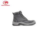 Men Split Leather Safety Shoes For Chemical Industry 1.8 - 2.0MM Mesh Lining