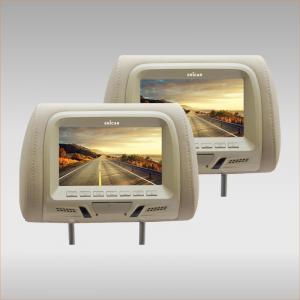 China Delicate Car Headrest Monitor , Car Headrest DVD Player 9 Inch Dual Twin Screens wholesale