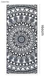 Customizable Sublimation Colorful Quick Dry Microfiber Swimming Towel Printed
