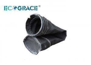 China Non Woven Boiler Cement Plant 775 GSM Fiberglass Cloth Filter Bags wholesale