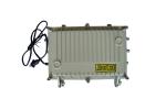 47-860MHz 2 Way RF Cable TV Line Extender Amplifier With AGC High Gain For CATV