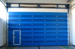 China Blue Color Electric Sectional Garage Doors Coated Photoelectric Sensors wholesale