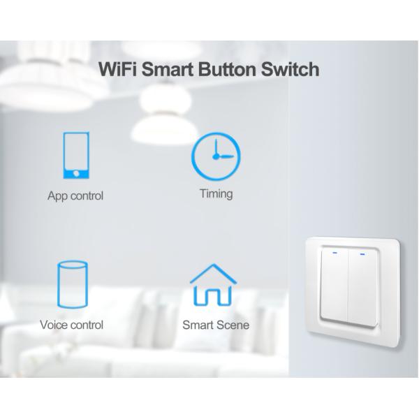 Smart Rohs 600W Wifi Wall Touch Switch US 3 Gang Alexa Light Switches