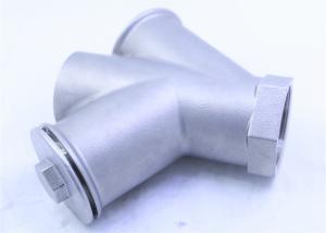 China 3 Direction Filter Valve Custom Machined Parts / Cnc Metal Parts 40 Diameter wholesale