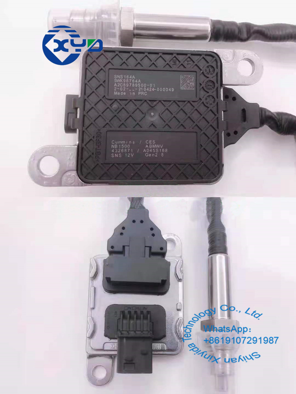 4326871 5WK96764B Nitrogen Oxide Sensor Cummins Engine Parts 4B3.9 ISG12 ISF2.8