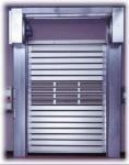Anodizing Organic Coloring 70mm High Speed Spiral Door For Outdoor Passage
