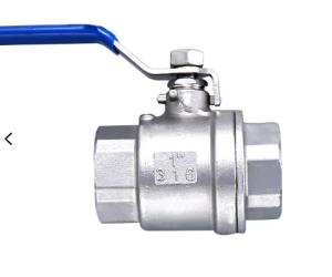 China 2 Pc Clamp Ball Valve Ss 316 Industrial Control Valves wholesale