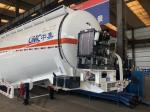 Chinese of Powder Tanker Trucks 3-Axle Bulk Transport Semi Trailers Cement