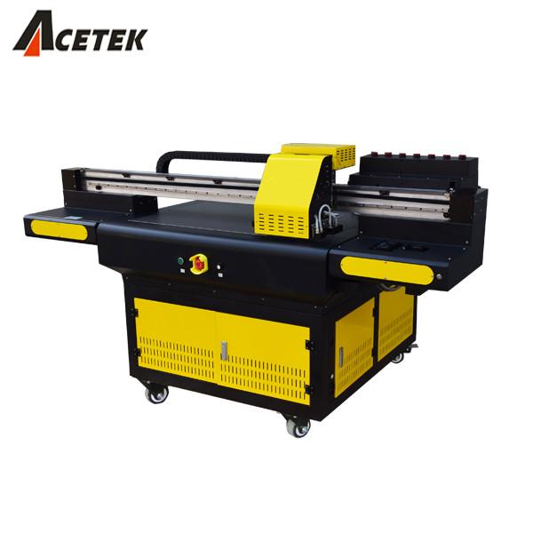 Acetek UV Flatbed Printer , Mobile Cover CMYK Digital UV Flatbed Printing